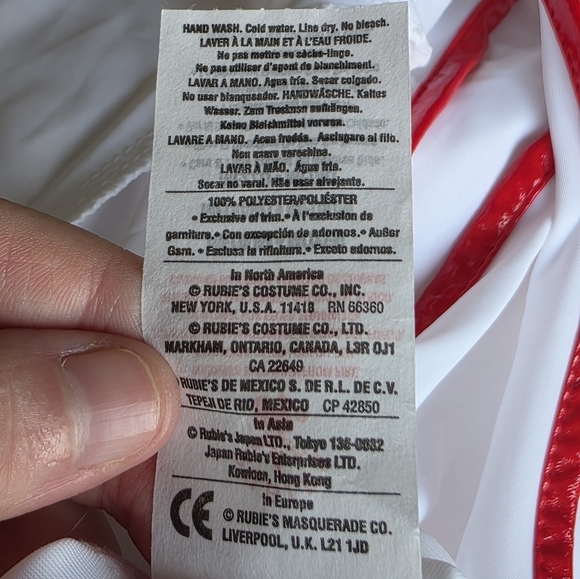 Rubie's Red & White Nurse Feelgood Costume Size Medium - Picture 12 of 12